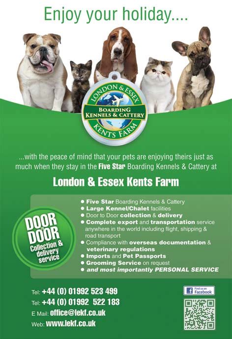 London And Essex Kents Farm Kennels And Cattery Whats On In Essex