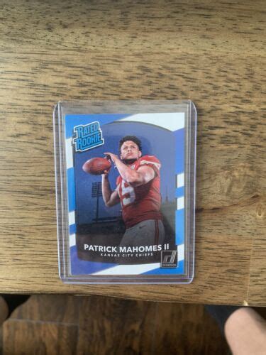 Patrick Mahomes 2017 Donruss Rated Rookie 327 Kansas City Chiefs