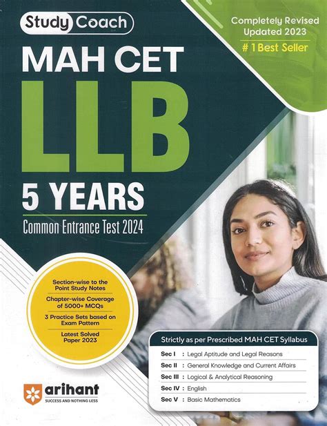 Buy Arihant Years Llb Integrated Program Maharashtra Clet Common Law