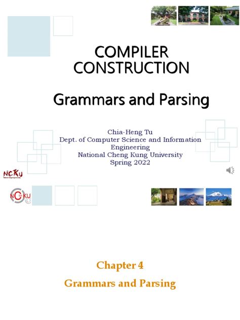 Understanding Context Free Grammars And Parsing Techniques Through