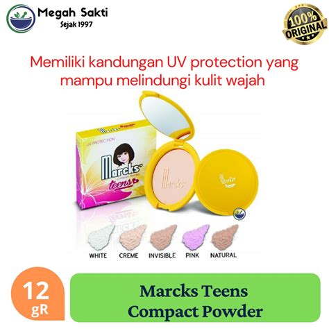 Jual Megah Sakti Marcks Compact Powder Teens Cream Krim Bedak