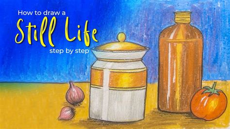 How to draw a still life step by step এস সটল লইফ আক YouTube