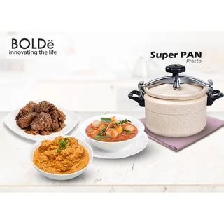 Jual BOLDe Super Pan Presto COOKER 7L Granite Series Panci Presto