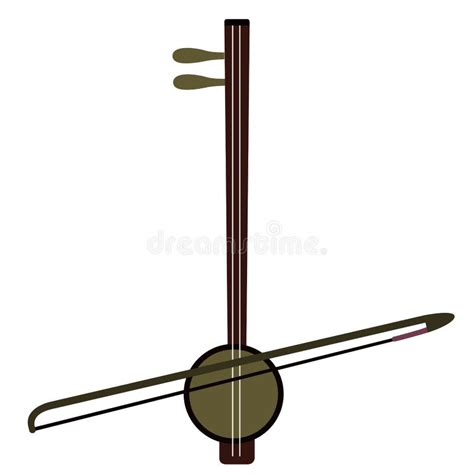 Icono Aislado Del Rebab Instrumento Musical Ilustración Del Vector