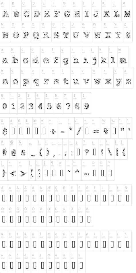 Alphabetic Sprinkles Font | dafont.com