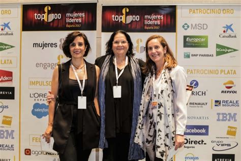 Una Gala Acoge La Presentación Del Ranking De Las Top 100 Mujeres Líderes En España En 2017