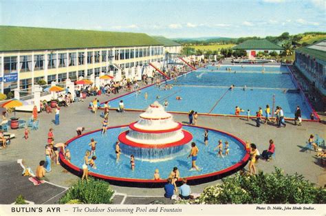 Butlins Ayr - Outdoor Pool (Postcard - 1970s) | Butlins, Butlins ...