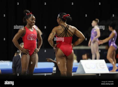 August 4 2023 Olympic Gold Medalist Simone Biles During Podium