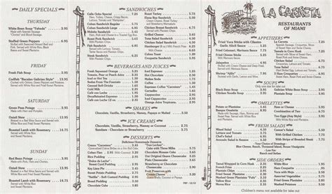 La Carreta Menu, Menu for La Carreta, Doral/Miami Springs, Miami - Urbanspoon/Zomato