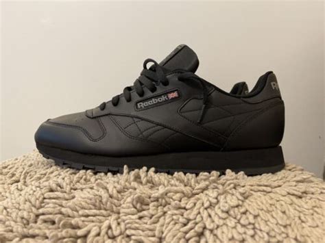 Reebok Classic Leather Sneakers 059503 Black Mens Running Shoes Size 14のebay公認海外通販｜セカイモン