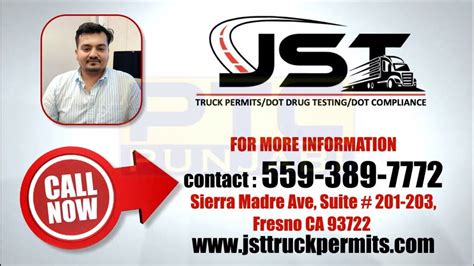 JST Truck Permits I Trucking Professionals I Fresno I California YouTube