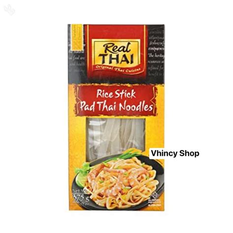 Real Thai Rice Stick Pad Thai Noodles 10mm 375g Shopee Philippines