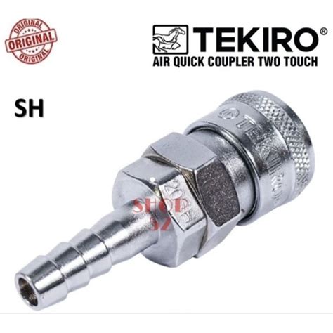 Jual Tekiro Air Quick Coupler Two Touch Kopler Angin Plug SH Connector