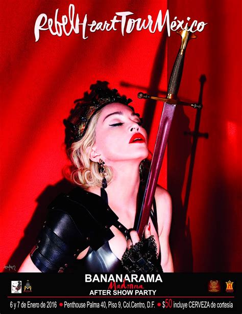 Madonna Fanmade Covers Rebel Heart Tour Fanmade Mexico Promo Poster