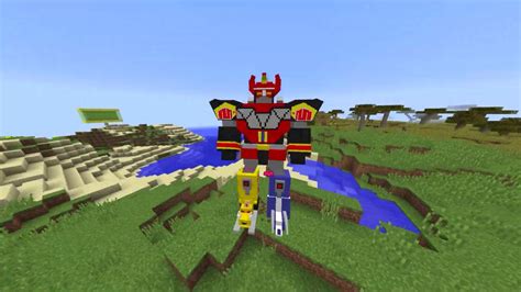 Como Criar O Megazord No Minecraft Paulinhu Youtube