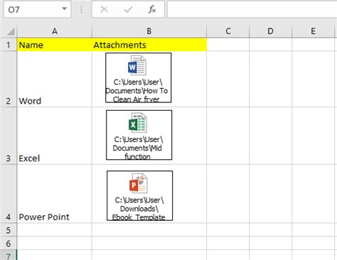 How To Attach Files In Excel Easy Guide Excel Wizard