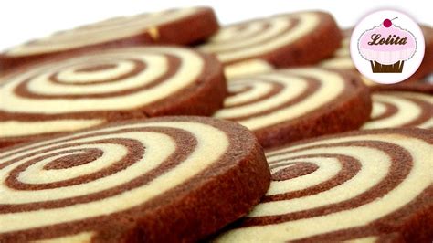 Receta De Galletas De Chocolate Y Vainilla En Forma De Espiral