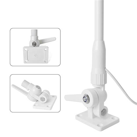 Uayesok Vhf Marine Base Antenna Inch Fiberglass Waterproof Boat