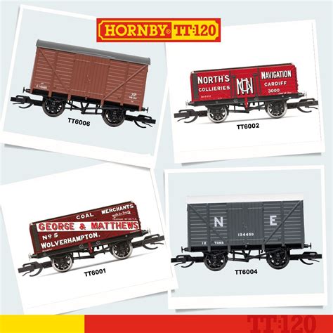 Hornby on Twitter: "Expand your Hornby TT:120 layout with our latest arrivals! 🚂 These wagons ...