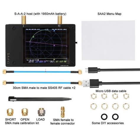 NanoVNA v2 S A A 2 Analyseur de Réseau Vectoriel analyseur d