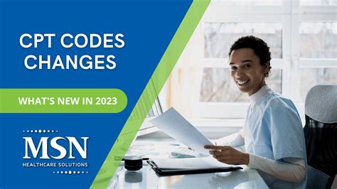 Cpt Codes Whats New In 2023 Msn Healthcare Solutions