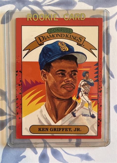 Donruss Ken Griffey Jr Error On Back Diamond Kings Card