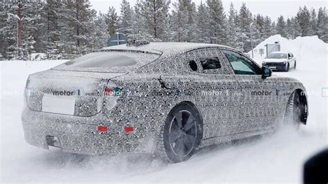 2021 Jaguar XJ electric saloon spied hiding sleek production body