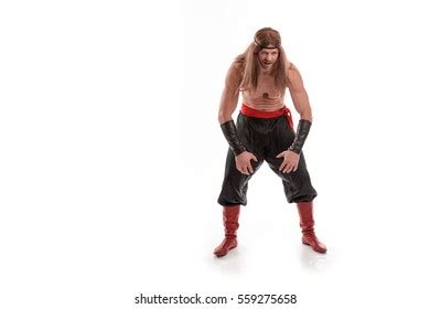 Actor Male Barbarian Trousers Naked Torso Stock Photo Edit Now