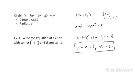 How To Write The Equation Of A Circle Given Two Endpoints Tessshebaylo