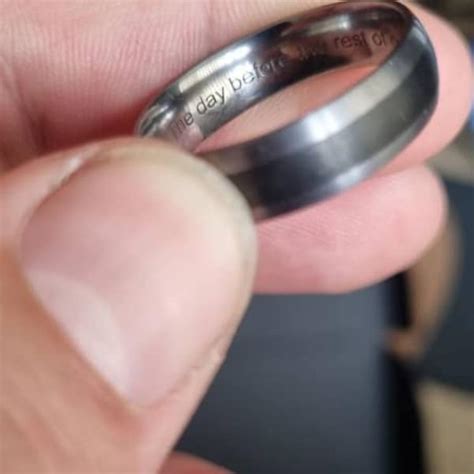 Titanium Wedding Rings Set Cross Matt Finish Matching Wedding Rings