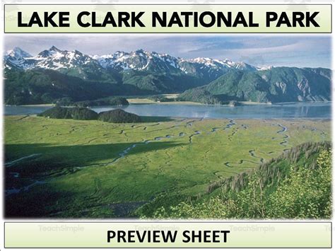 Lake Clark National Park Geography Unit by Teach Simple