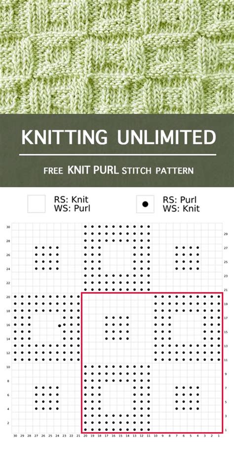 Stacked Boxes Knit Purl