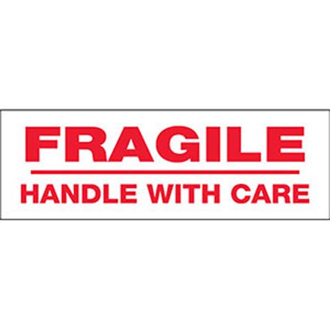 Fragile Handle With Care Labels Roll 500 Office Gear