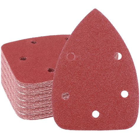 Mouse Detail Sander Sandpaper 30 Pieces 80 Grit 5 Hole Mouse Sanding