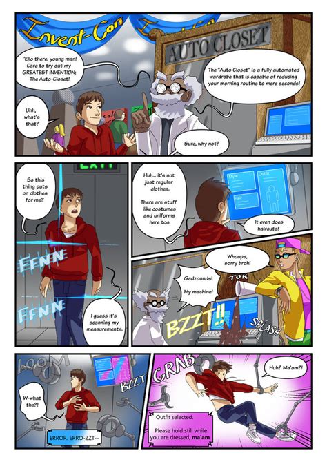 Commission Auto Closet Malfunction Page 1 By Fieryjinx On Deviantart