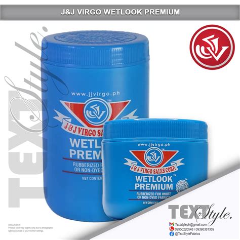 J J Virgo Wetlook Wet Look Premium For T Shirt Silk Screen Printing