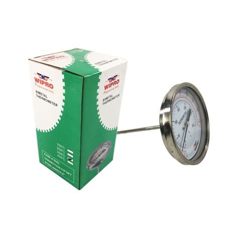 Jual Termometer Payung Bimetal Thermometer 4inch WIPRO 4 Inch 300C