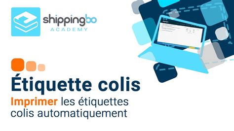 Comment Imprimer Ses Tiquettes Colis Automatiquement Impression