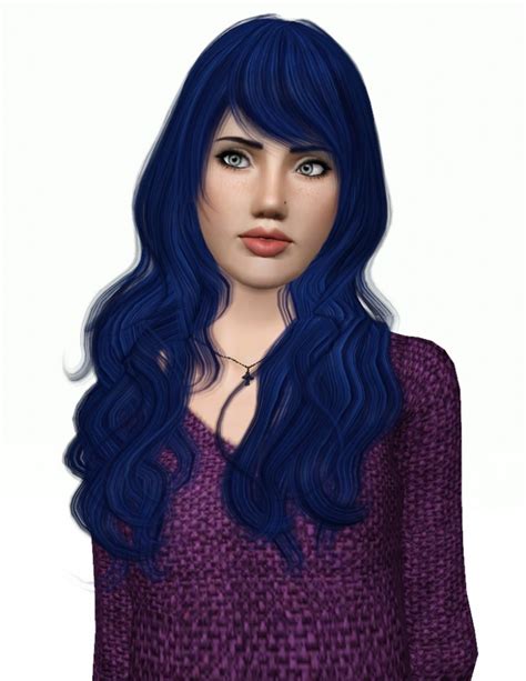 Cazy S Sorrow Hairstyle Retextured By Pocket Sims 3 Hairs