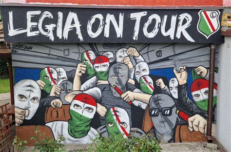 Nowe Legijne Graffiti Legia On Tour 358 Legionisci