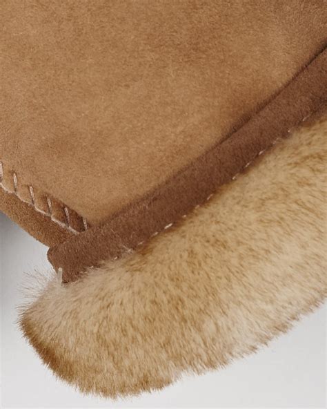 Mens Alaska Shearling Sheepskin Mittens In Tan