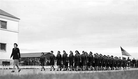 David Reamer On Twitter Aug 1945 WACs In A Procession At Ladd Field