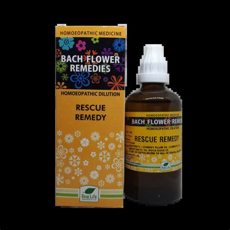 Buy New Life Bach Flower Rescue Remedy 100ml At Best Price Homoeobazaar