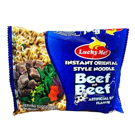 Lucky Me Instant Noodle Soup Beef Flavor 2 47oz In 2022 Flavors Noodle Soup Beef