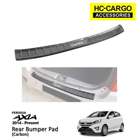 Perodua Axia 2014 Present Rear Bumper Pad Carbon Shopee Malaysia