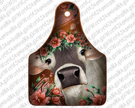 Cow Show Tag Pngwestern Designcow Tag Pngcow Tag Etsy