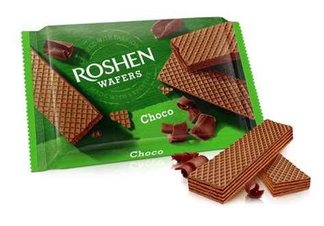 Wafelki Czekoladowe Roshen Wafers Cocoa G Ukraina Shop