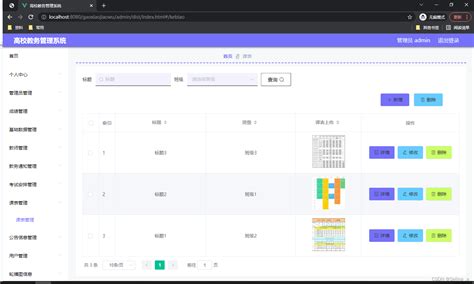 案例189基于微信小程序的高校教务管理系统设计与实现教务管理系统小程序 Csdn博客