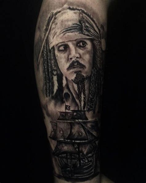 30 Unique Jack Sparrow Tattoos You Can Copy | Xuzinuo | Page 3