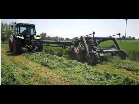 Claas 340 Axos Cut Alfalfa With Cutter Vikon YouTube